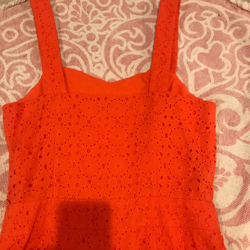 Orange eyelet romper - Picture 5 of 5